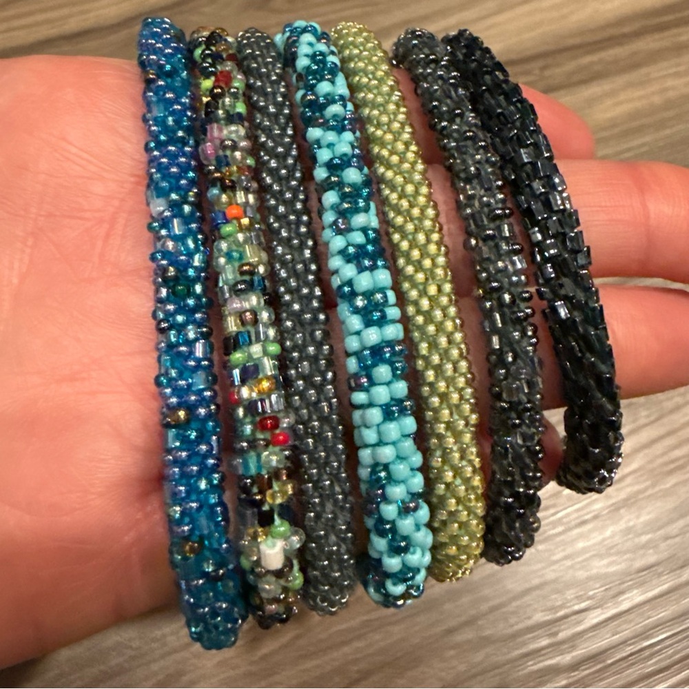 7pc Beaded Bracelet Stack - image 3